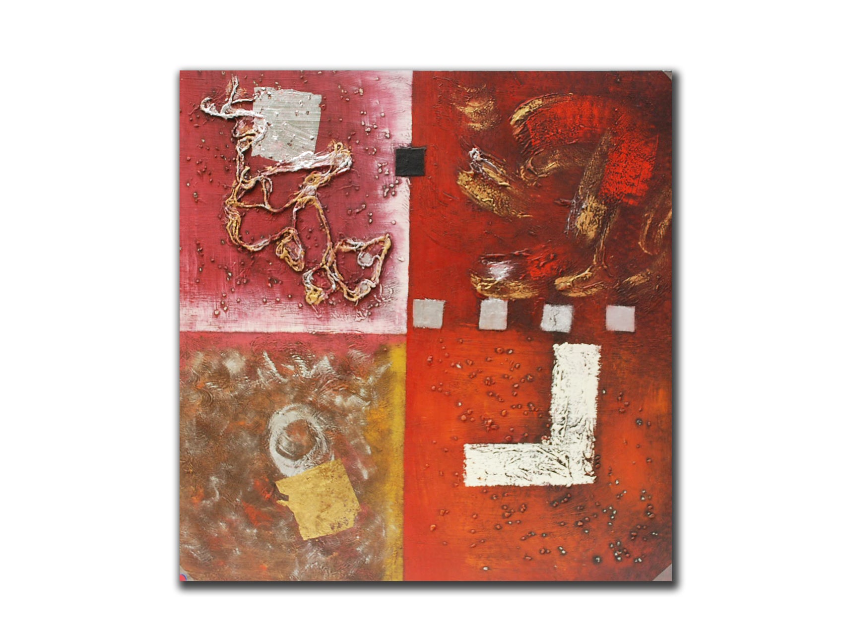 Abstract Geuine oil painting, stretched on 40mm timber frame, ready to hang