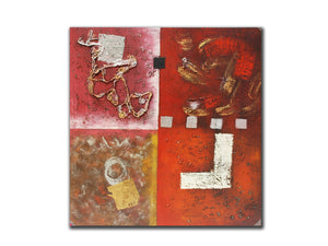 Abstract Geuine oil painting, stretched on 40mm timber frame, ready to hang
