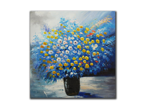 Floral Geuine oil painting, Modern floral,s ize 90x120cmstretched on 40mm timber