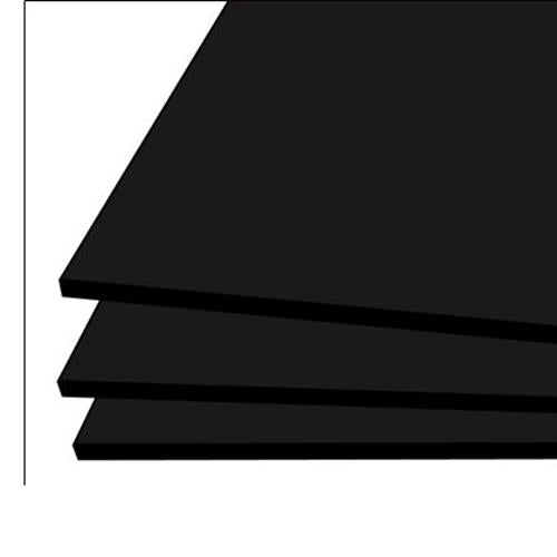 5x Black 5mm Thick Foamboard Backing Board Extra Rigid Core Acid Free Light Weig