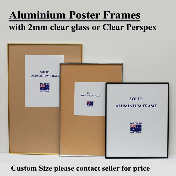 Aluminium Poster frame, photo frame, 3 colors- 8x10", 8x12", 10x13", 11x14", 12x