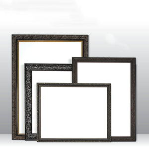 Wooden Ornate Black, Classic black, photo frame A0, A1, A2, A3, A4,  Clear Glass