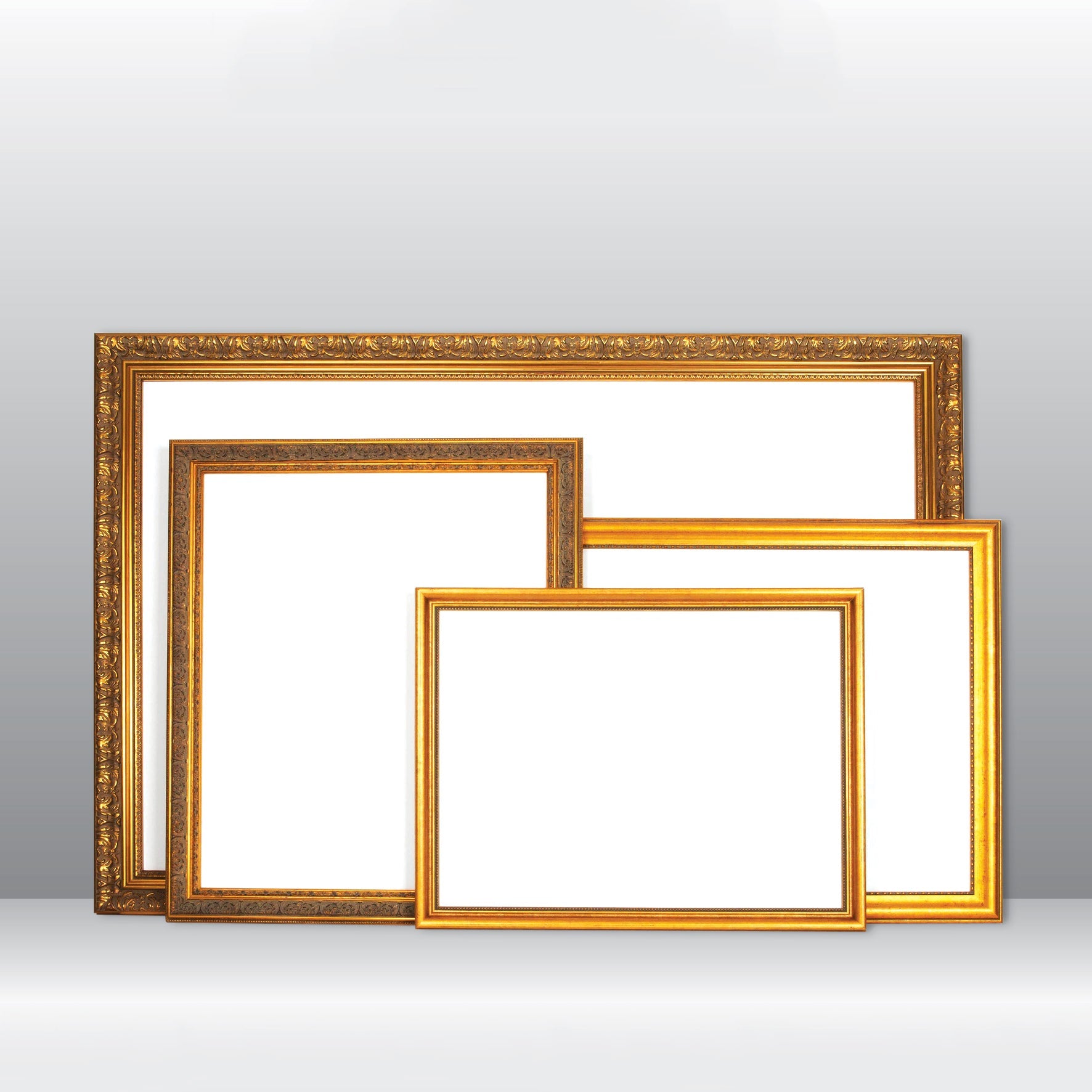 Wooden Square, Ornate Gold, Classic gold photo frame from 20x20", 24x24"