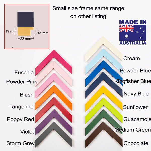 Colour Photo frame (large),15 bright colors, B3(35x50cm), B2(50x70cm), B1(70x100