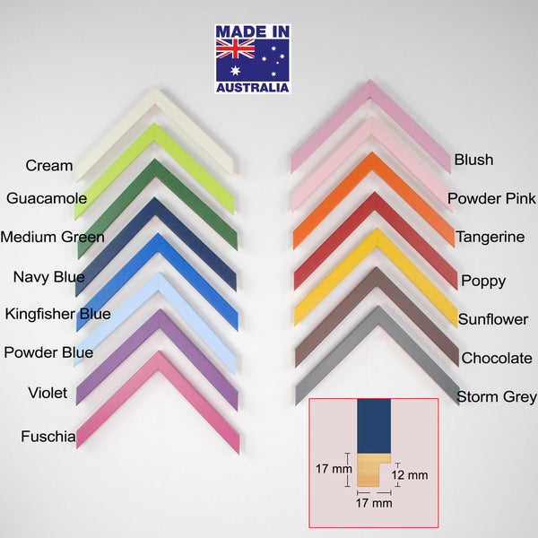 Colour Photo frame (Small),7 bright colors, 8x10", 8x12", 10x13", 11x14"