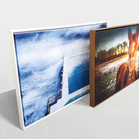 Timber Floating Frame for Canvas | 30mm Deep with 10mm gap |  Size 1:2 Ratio