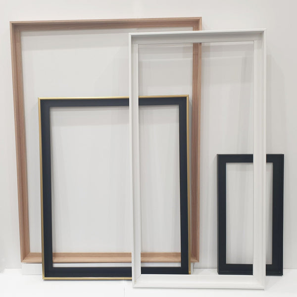 Timber Floating Frame for Canvas | 30mm Deep with 10mm gap|  Size 1:1 Ratio (Squ