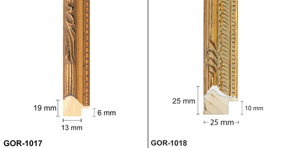 Wooden Ornate Gold Classic Gold Photo Picture Frame for Wall Art Work A0, A1, A2