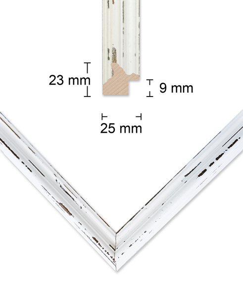 Shabby White Washed Photo Frames A4, A3, 8x10", 8x12", 10x13", 11x14", 12x18" size AU Made