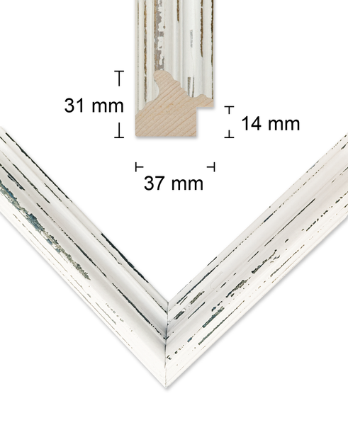 Shabby White Washed Photo Frames A4, A3, 8x10", 8x12", 10x13", 11x14", 12x18" size AU Made