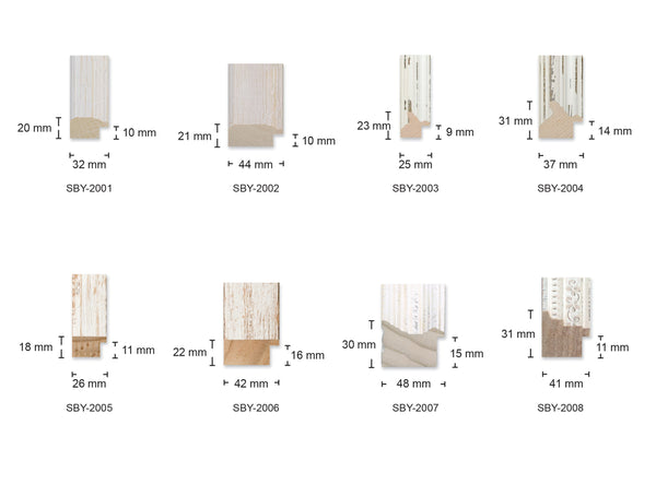 Shabby White Washed Photo Frames A4, A3, 8x10", 8x12", 10x13", 11x14", 12x18" size AU Made