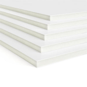 5x White 10mm Thick Foamboard Backing Board Extra Rigid Core Acid Free Lightweig