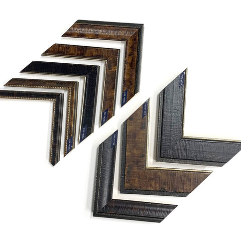 Wooden Rustic Blured Timber Wood Photo Picture Frame Art Work Display A4, A3, 8x
